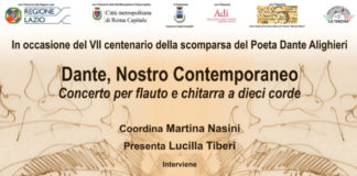 A Castel Gandolfo una serata dedicata a Dante Alighieri locandinadante