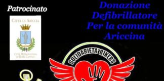 Ariccia città cardioprotetta, l’iniziativa dell’Associazione Solidarietà Bikers”