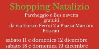 Navettagratuita per lo shopping natalizio a Frascati locandina