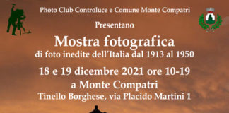 A Monte Compatri mostra fotografica di foto inedite dell’Italia dal 1913 al 1950