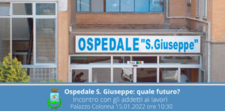 Un convegno sul futuro dell’Ospedale San Giuseppe di Marino locandina