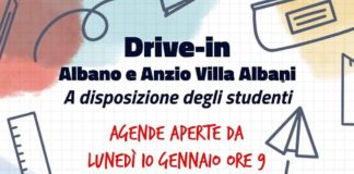 Test antigenici gratuiti per studenti e personale scolastico ai drive-in di Albano ed Anzio drivein