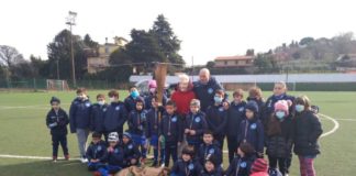 Befana in elicottero per la Ssd Colonna