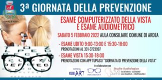 Ardea: Giornata di prevenzione della vista e dell’udito