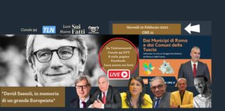 Tele Lazio Nord, nuova puntata di Luce Nuova sui Fatti interamente dedicata alla memoria di David Sassoli