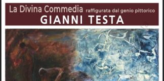 Gianni Testa, a Roma la mostra dedicata alla Divina Commedia locandinatesta