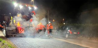 Terminati i lavori su via dei Fienili e iniziati quelli sulla Laurentina