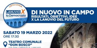 Lanuvio per la Democrazia ancora in campo per le amministrative 2022 manifestolan