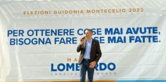 Bagno di folla per Mauro Lombardo a Guidonia lombardomauro