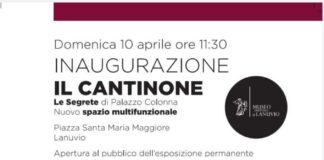 Lanuvio inaugura Il Cantinone e apre il Museo dell’Acconciatura locandina