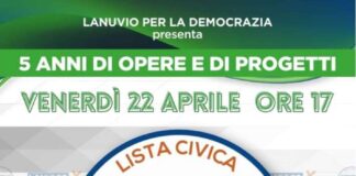 Lanuvio per la Democrazia fa il bilancio di 5 anni di governo tra la gente manifesto