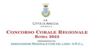 Ad Ariccia il concorso regionale dei cori del Lazio concorsocorilazio