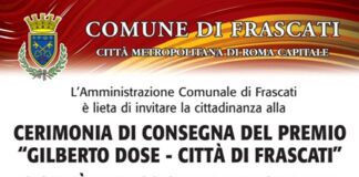 Frascati torna ad assegnare il Premio Gilberto Dose