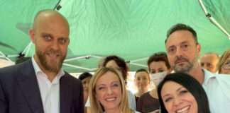 Giorgia Meloni interviene a sostegno di Lorenzo Letta e Fratelli d’Italia a Grottaferrata melonilettamasi