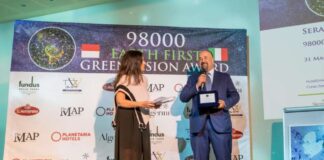 Il 98000 Green Vision Award al treno diserbante di Geosintesi SPA diegorighini