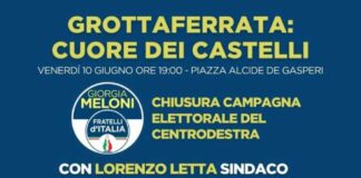 La classe dirigente di Fratelli d’Italia in piazza con Lorenzo Letta chiusuralettalocandina