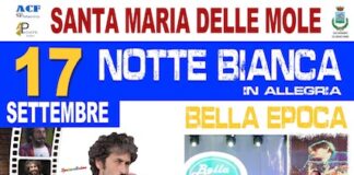 Santa Maria delle Mole, 17 settembre la Notte Bianca in Allegria 2022