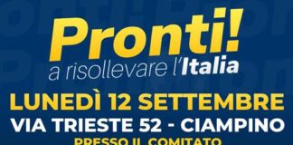 CIAMPINO, FRATELLI D’ITALIA: IL 12 SETTEMBRE PRESENTAZIONE DEL CANDIDATO AL SENATO ESTER MIELI