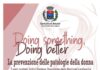 Doing something, doing better – La prevenzione delle patologie della donna locandina