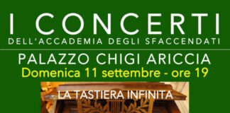 La tastiera infinita di Claudio Brizzi a Palazzo Chigi di Ariccia sfaccendati