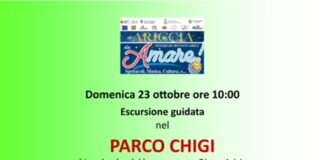 ESCURSIONE GUIDATA NEL PARCO CHIGI ULTIMO LEMBO DEL BOSCO SACRO A DIANA ARICINA