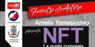 Gli NFT, la rivoluzione tecnologica della Block Chain dopo le criptovalute: Ad Ariccia la presentazione del libro di Amelia Tomasicchio locandinatomasicchio