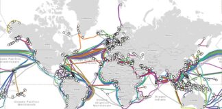 Una rete mondiale di cavi sottomarini retecavi