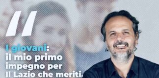 REGIONALI LAZIO: ANDREASSI (IV),”MIO PRIMO IMPEGNO SARÀ LAVORARE PER RENDERE I GIOVANI CITTADINI A PIENO TITOLO”