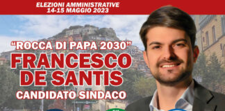 Francesco De Santis candidato Sindaco di Rocca di Papa francescodesantis
