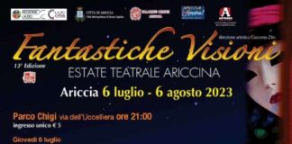 Max Paiella apre la rassegna “Fantastiche Visioni” nel Parco Chigi di Ariccia