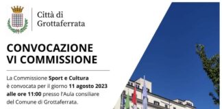 Grottaferrata – Sport e campi sportivi comunali: l’Amministrazione Di Bernardo informerà i cittadini nel corso della VI Commissione, venerdì 11 agosto