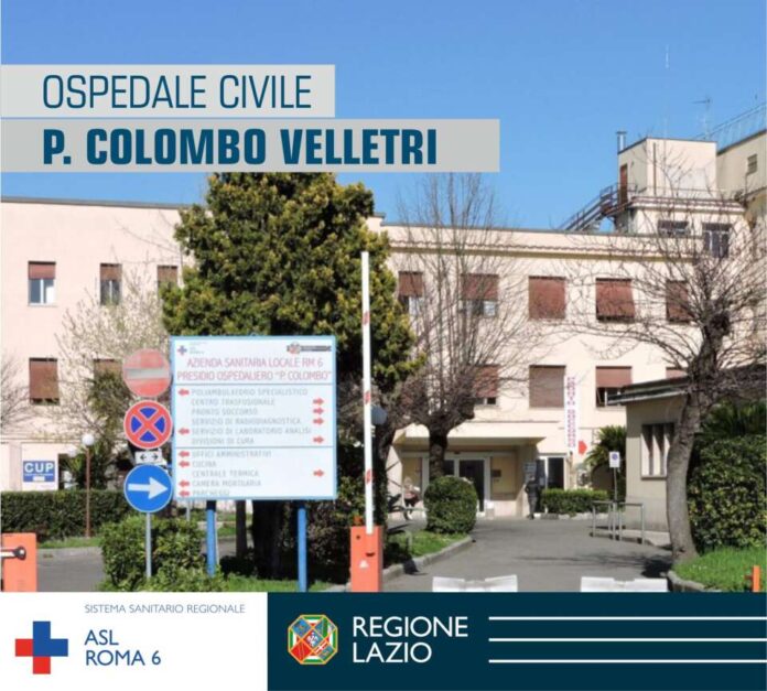 Locandina Asl Roma 6 ospedale di Velletri