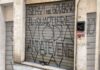 Vandalizzata la sede di Fratelli d’Italia in via Giorgio Pitacco a Roma vandalisedefdi