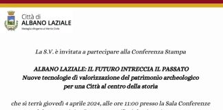 Ad Albano Laziale la conferenza stampa “Il futuro intreccia il passato” invito