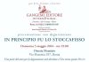 Roma, a via Flaminia la presentazione di In Principio fu lo stoccafisso di Francesco Maria Spanò locandina