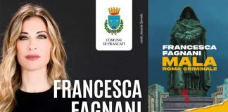 Frascati, Francesca Fagnani e il suo libro “Mala, Roma criminale” Locandina evento a cura della libreria Mondadori Bookstore di Frascati