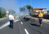 Polizia Locale Ciampino “In stato di ebbrezza causa incidente ed il veicolo prende fuoco” polizialocaleciampino
