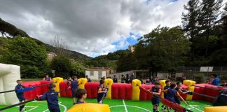 Football Club Frascati, un pomeriggio speciale per gli Esordienti 2012 con il calcio balilla umano