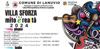 Spettacolo, a Lanuvio prende il via “Villa Sforza tra mito e realtà”