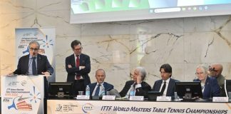 Roma, presentati i mondiali di Tennistavolo