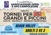 Sport, dal 30 giugno al 5 luglio a Campoleone (Lanuvio) tornei sulla sabbia per grandi e bambini