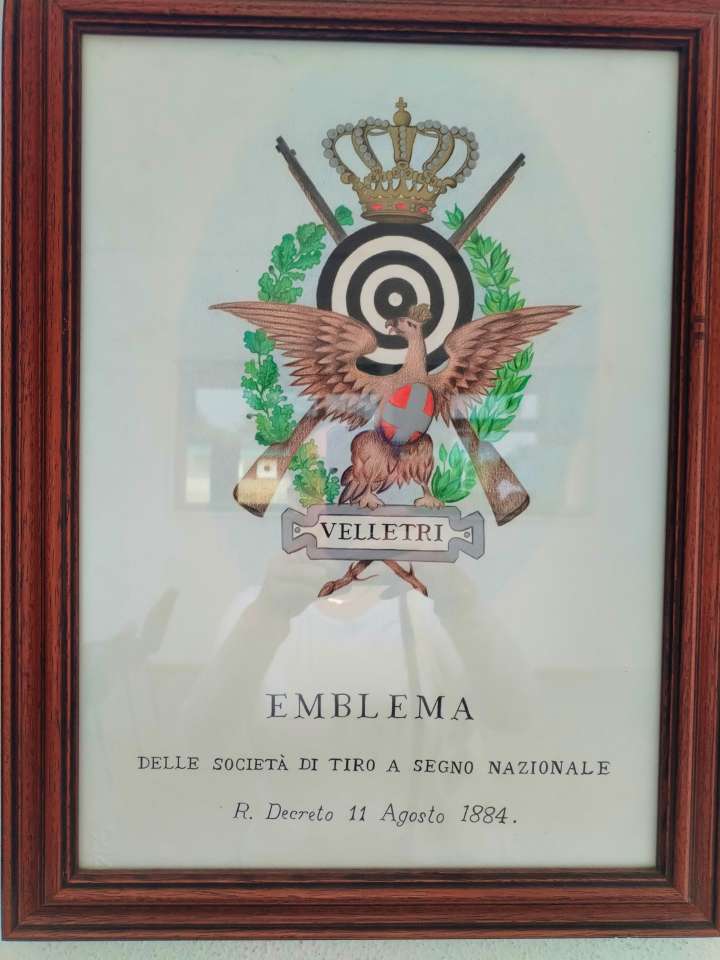 Primo emblema del 1884 del tsn Velletri