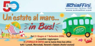 Trasporti, dal 21 giugno torna l’iniziativa “Un’estate al mare… in bus” a Ciampino