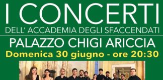 Ad Ariccia i Concerti Brandeburghesi di Bach nella Sala Maestra di Palazzo Chigi per “I Concerti dell’Accademia degli Sfaccendati”