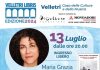 Nuovo appuntamento con “Velletri Libris”: ospite la scrittrice Maria Grazia Calandrone
