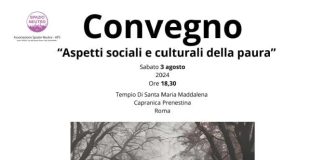 Risposte e Soluzioni il quinto Convegno della Rassegna “Le Molteplici Dimensioni della Società della Paura” – Tempio della Maddalena a Capranica Prenestina