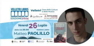 Matteo Paolillo, da “Mare fuori” a “Velletri Libris” con suo primo romanzo “2045”