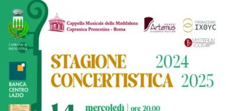 Concerto di Ferragosto presso il Tempio di Santa Maria Maddalena a Capranica