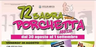 Ariccia, al via la 72ª edizione della Sagra della Porchetta