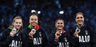 Frascati Scherma, dalle prove a squadre di fioretto una doppia medaglia d’argento dalle Olimpiadi